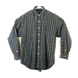Polo Ralph Lauren button down plaid shirt size L